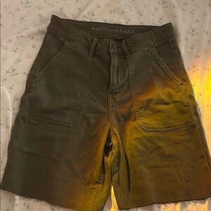 American Eagle Outfitters Men's Green Cargo Shorts